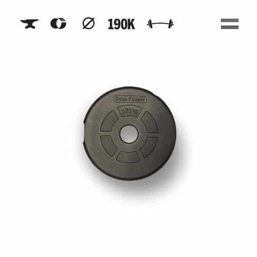 GazoFitness® Bancă fixă cu suport pentru discuri și gantere (greutate totală 32 kg) – imaginea 5
