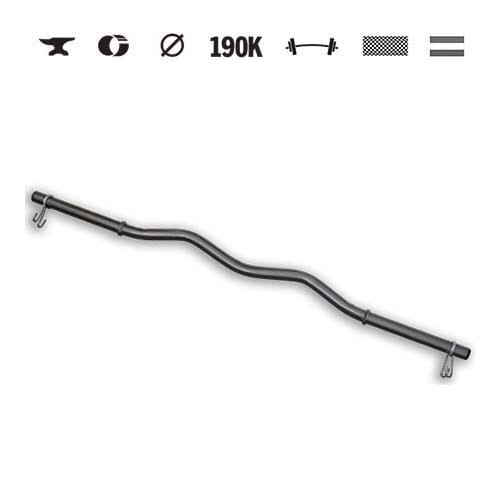 GazoFitness® Set de bare: gantere, dreaptă, EZ și triceps – imaginea 3