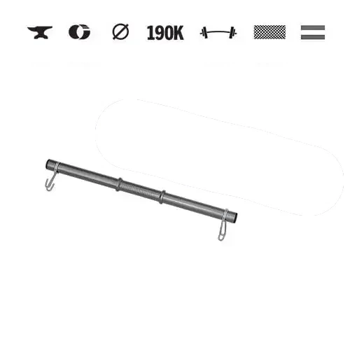 GazoFitness® Bară pentru ganteră 55 cm (1 buc.)