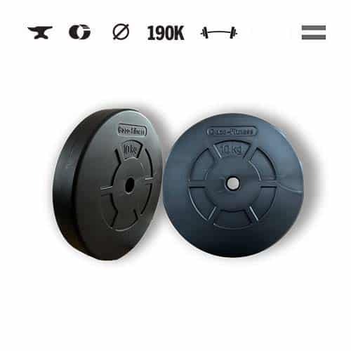 GazoFitness® Discuri 2 × 10 kg (total 20 kg)