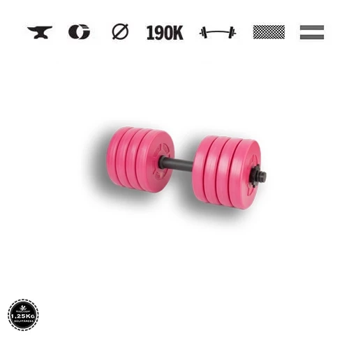 GazoFitness® Ganteră 11,5 kg (1 buc.), roz