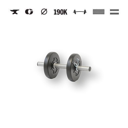 GazoFitness® Ganteră 3 kg (1 buc.)