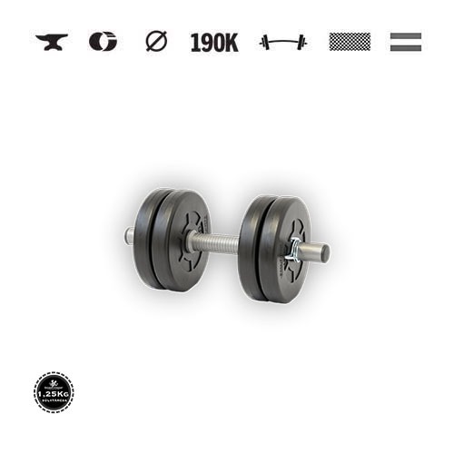 GazoFitness® Ganteră 5,5 kg (1 buc.)