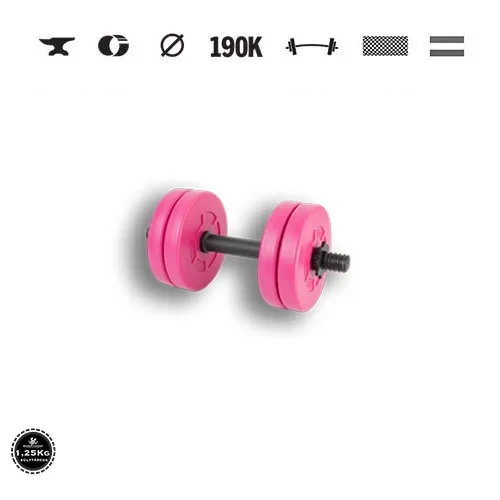 GazoFitness® Ganteră 6 kg (1 buc.), roz