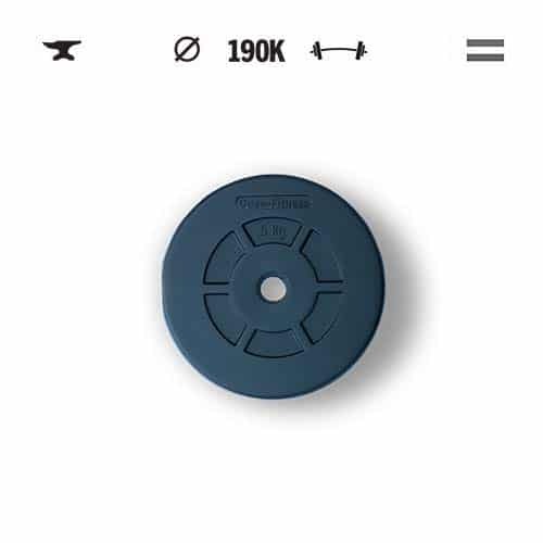 GazoFitness® Set discuri 2 × 17,5 kg (total 35 kg) – imaginea 3