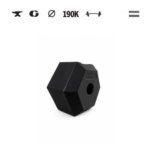 GazoFitness® Disc hexagonal 2 kg – imaginea 2