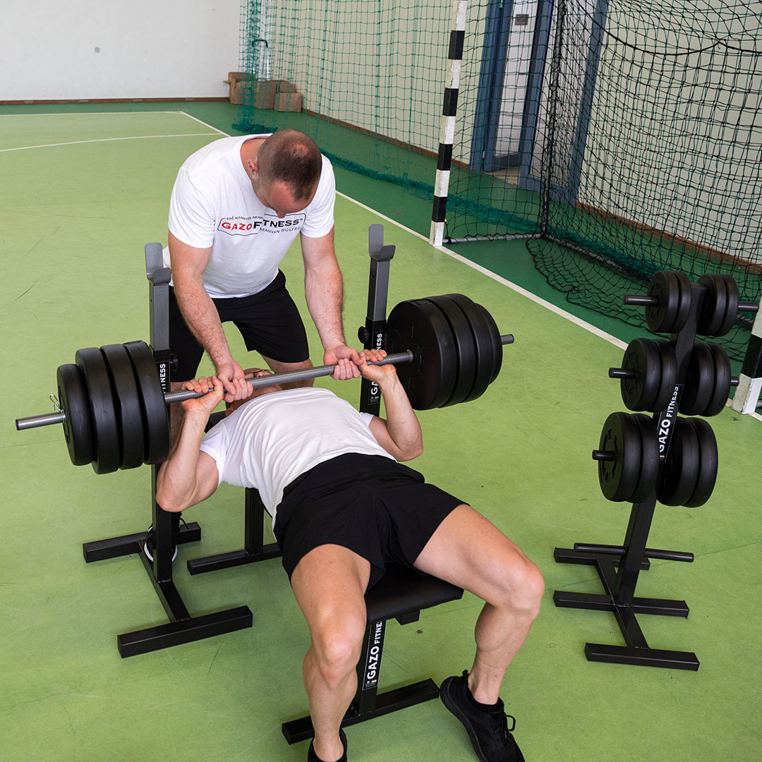 GazoFitness® Halteră 65 kg cu bară de 150 cm – imaginea 5