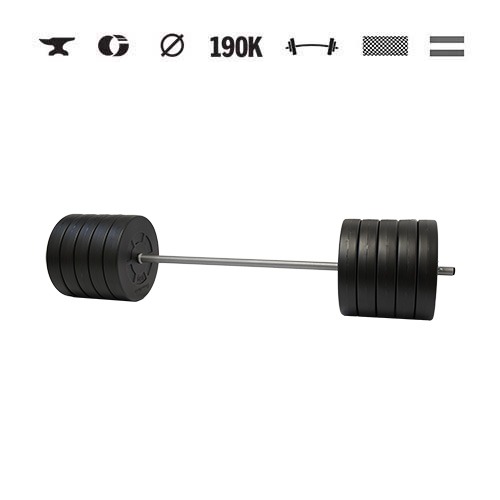 GazoFitness® Halteră reglabilă 105 kg