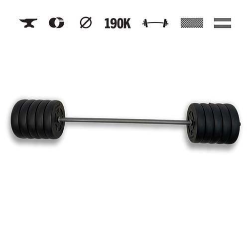 GazoFitness® Halteră (total 55 kg)