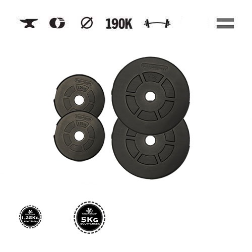 GazoFitness® Set discuri 12,5 kg