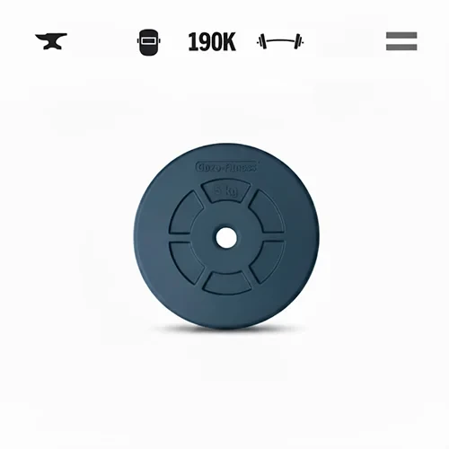 GazoFitness® Set discuri 30 kg – 2 × 10 kg + 2 × 5 kg – imaginea 3