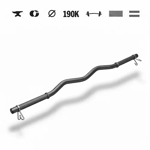 GazoFitness® Set gantere și halteră Hardcore Super 92 kg – imaginea 3