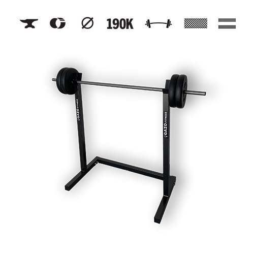 GazoFitness® Set Hardcore: suport + halteră 25 kg