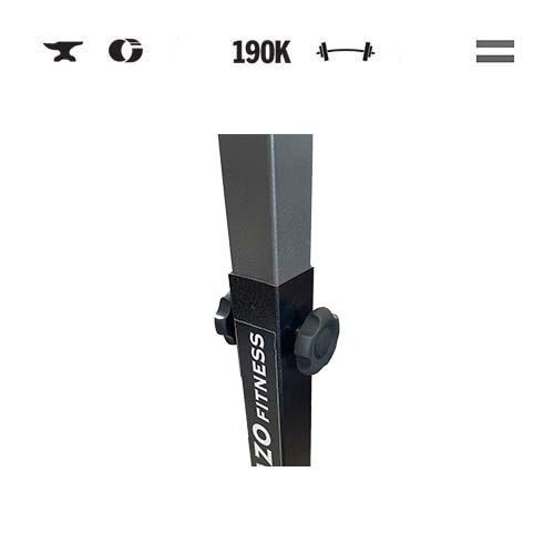 GazoFitness® Suport mobil reglabil pentru halteră – imaginea 2